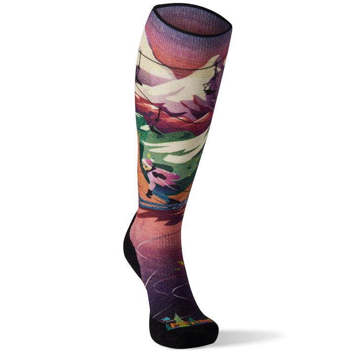 Smartwool Performance Ski Targeted Cushion Lift Bunny OTC Socks - Women's Multi Color