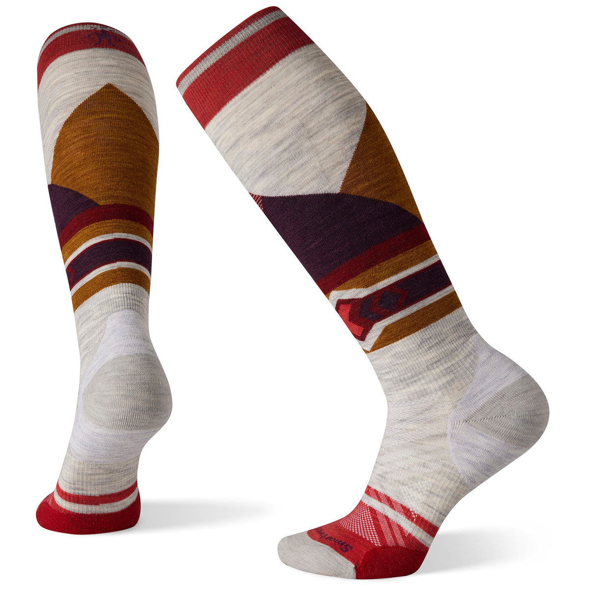 Smartwool Performance Ski Targeted Cushion Pattern OTC Socks - Women's Pomegranate