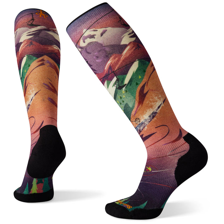 Smartwool Performance Ski Targeted Cushion Lift Bunny OTC Socks - Women's Multi Color