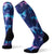 Smartwool Performance Snow Targeted Cushion Print OTC Socks - Women's Ocean Abyss