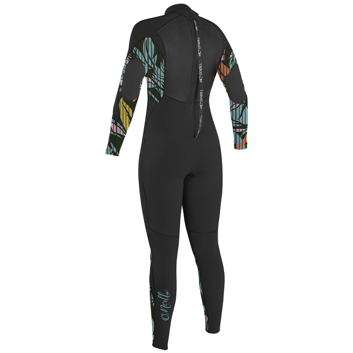 O'Neill 4/3 Epic Back Zip Wetsuit - Girls' Black/Baylen/Black