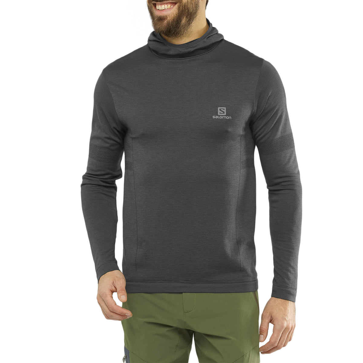 Salomon Outpeak Wool Hoodie - Men's Black