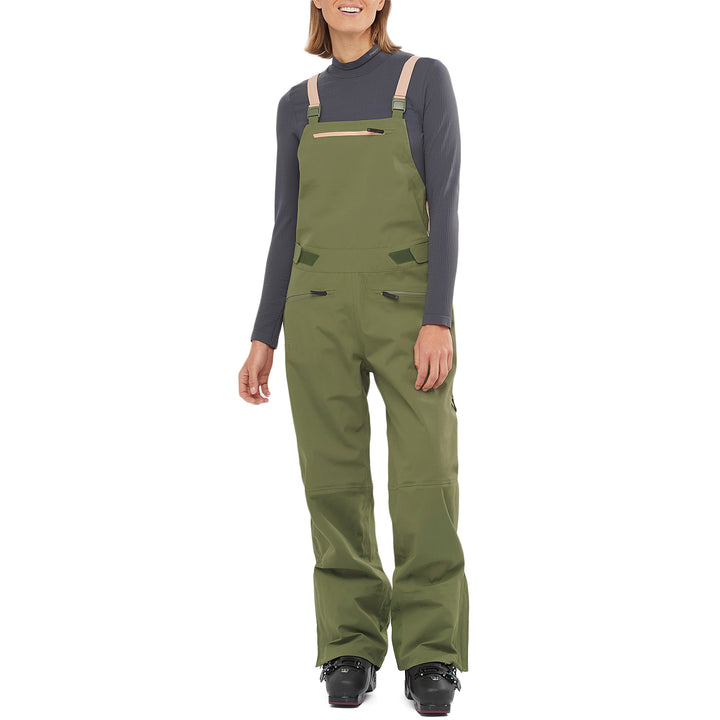 Salomon Stance 3L Bibs - Women's Olive Night