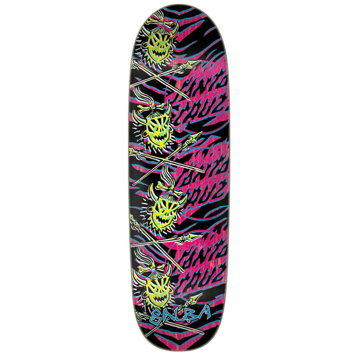 Santa Cruz Salba Stencil Shaped 9.25 Skateboard Deck