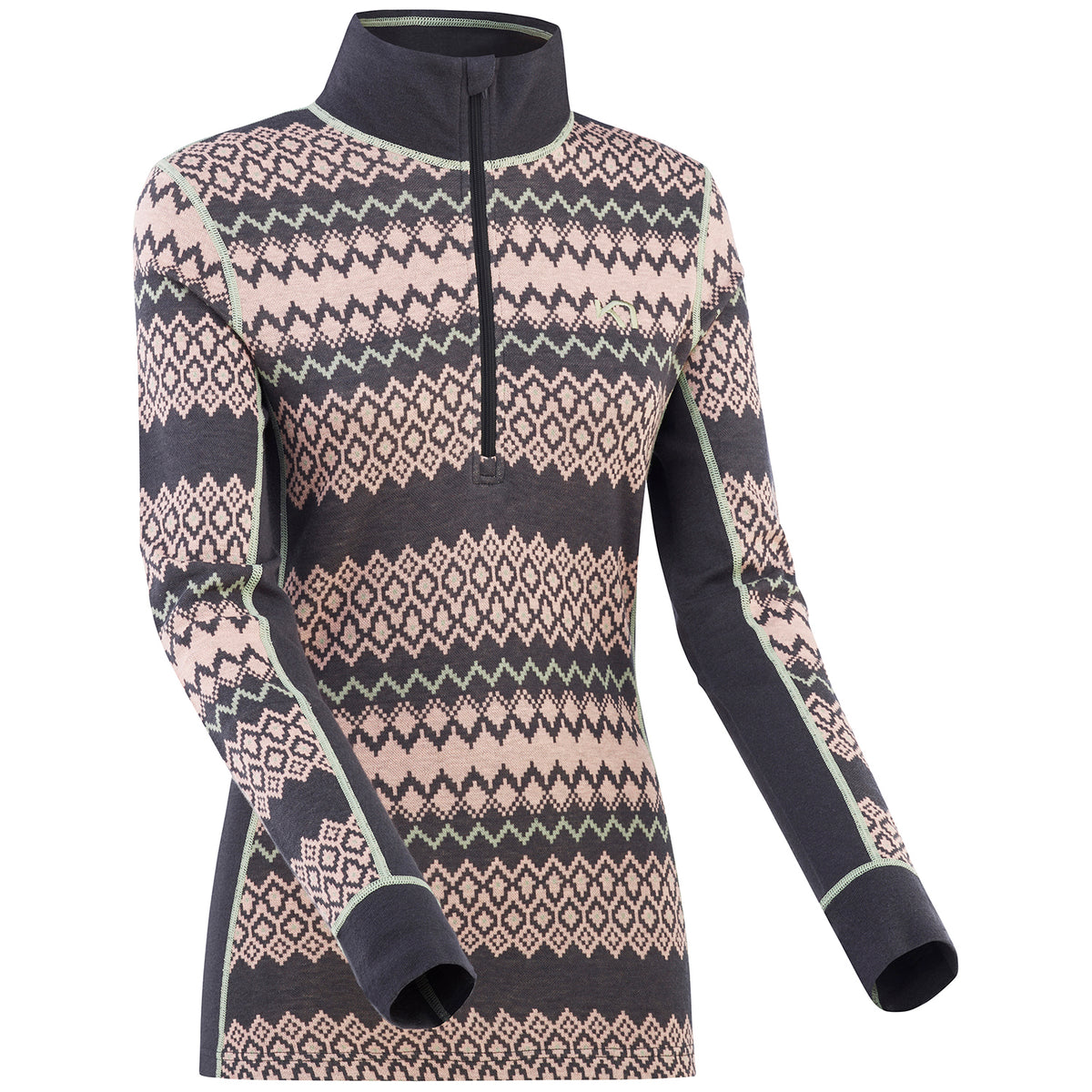 Kari Traa Agnes Wool Half-Zip Top - Women's Dove