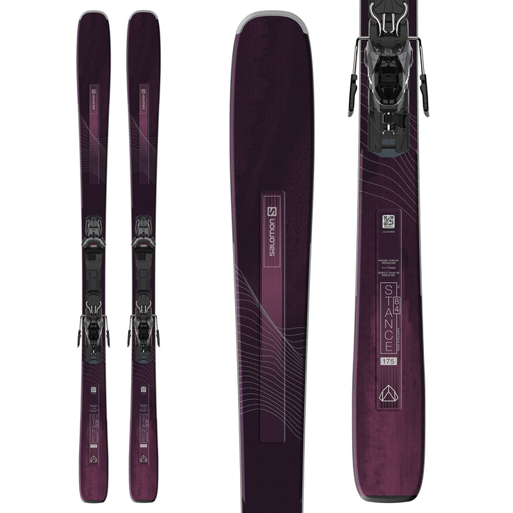 Salomon Stance W 84 Skis + M11 GW Bindings - Women's 2023