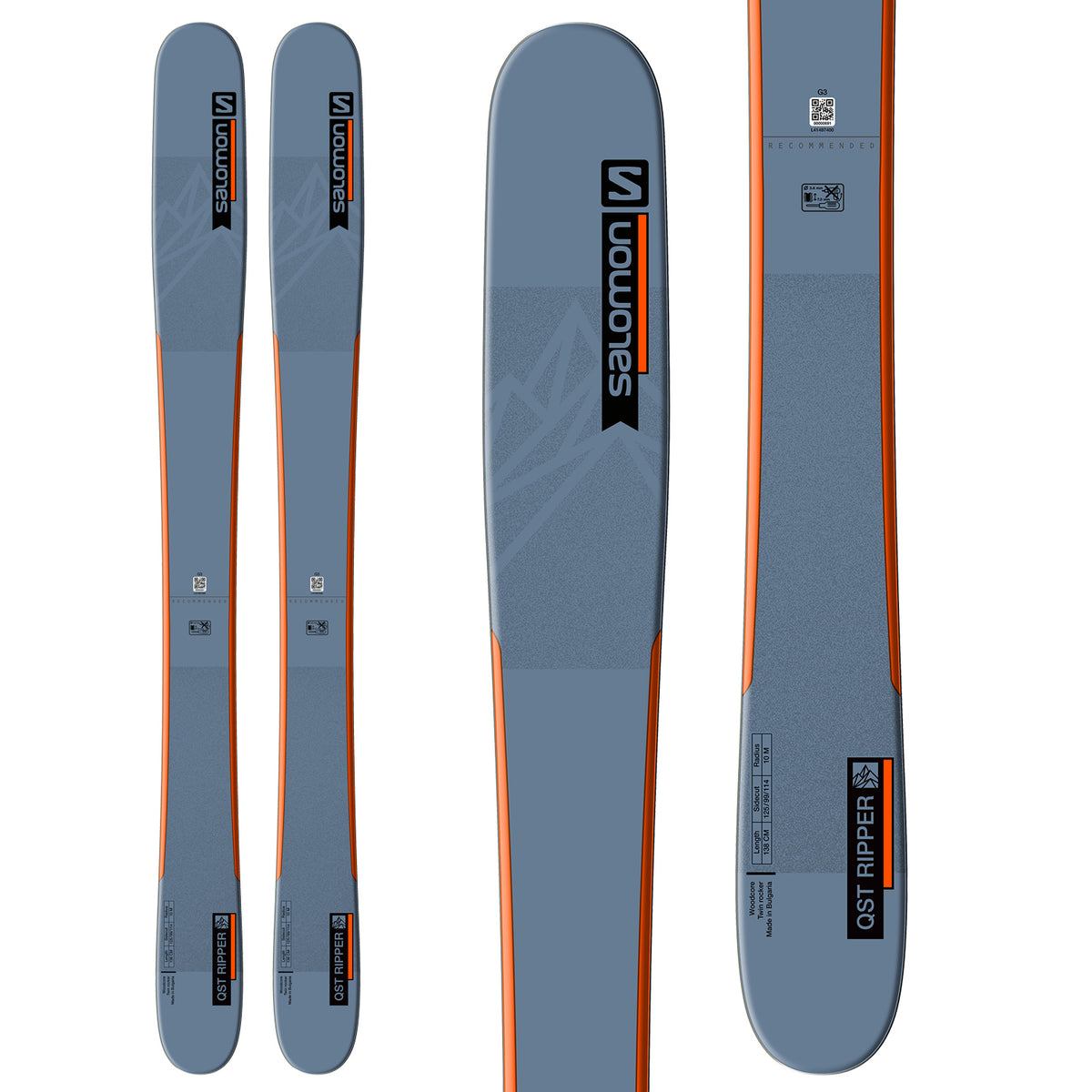 Salomon QST Ripper S Skis - Kids' 2022