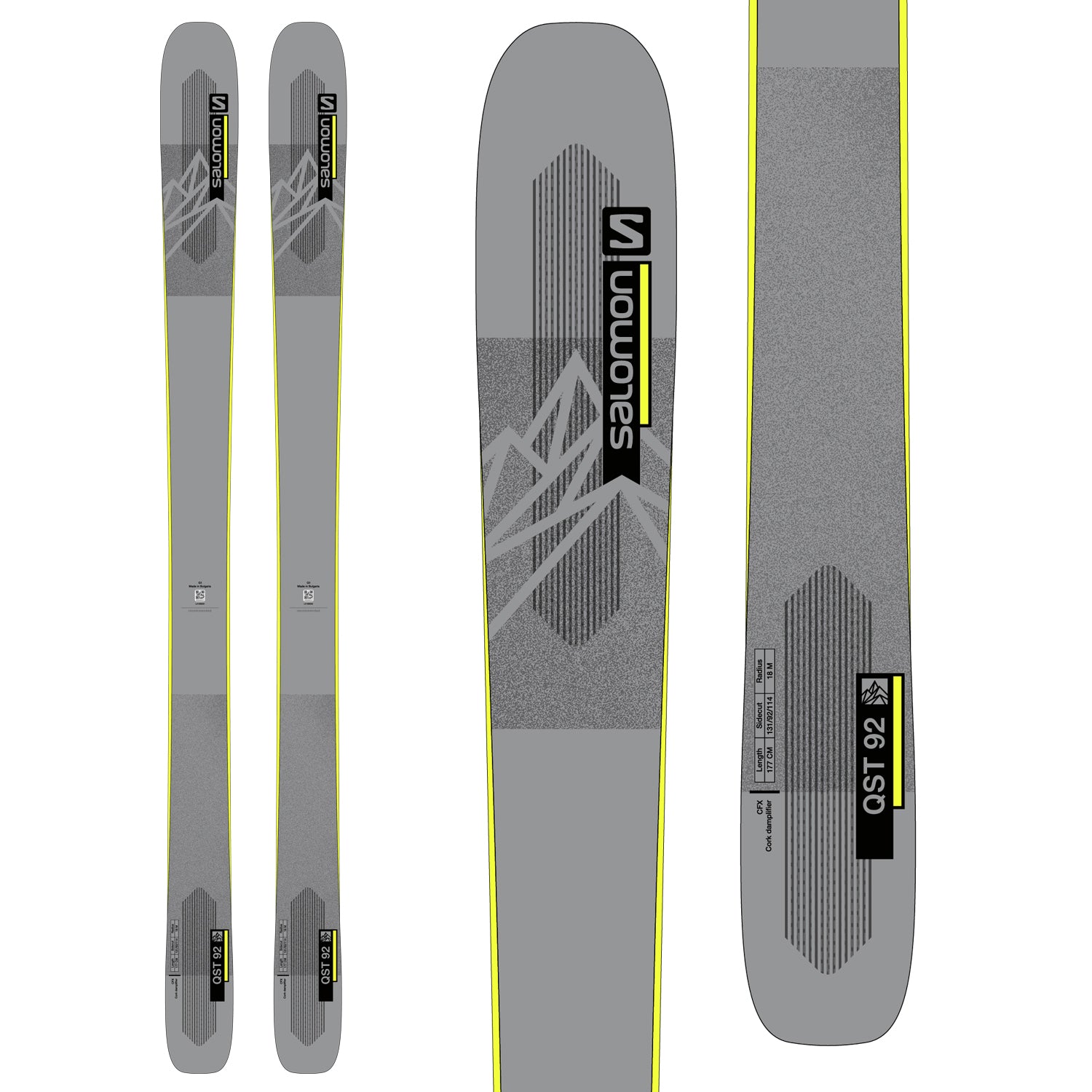 Salomon QST 92 Skis 2022 – evo