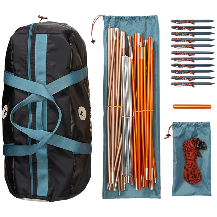 Marmot Torreya 4-Person Tent Picante/Cascade Blue