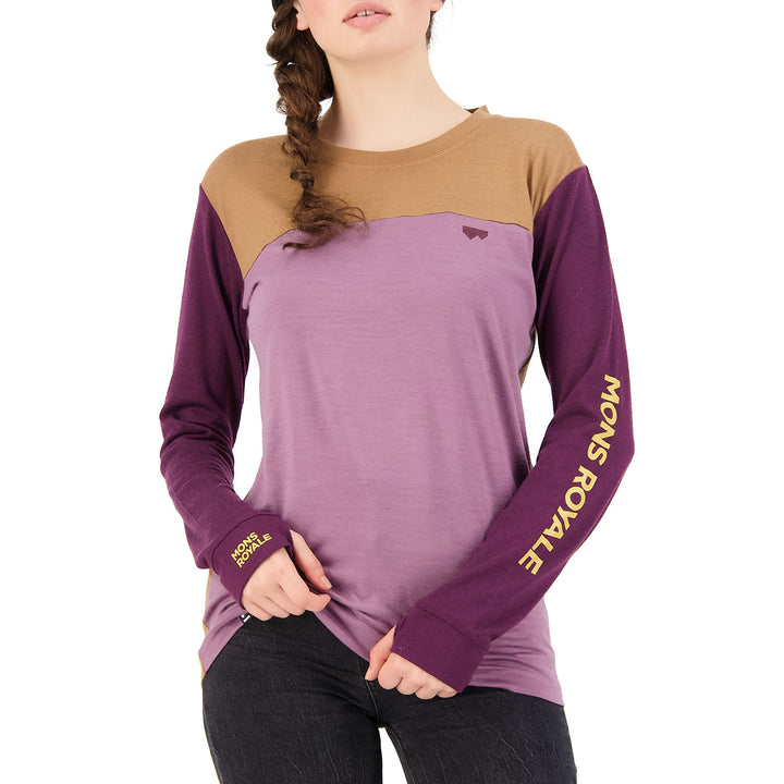 MONS ROYALE Yotei BF Long Sleeve Top - Women's Into The Wild