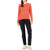 MONS ROYALE Icon Relaxed LS Top - Women's Hot Coral