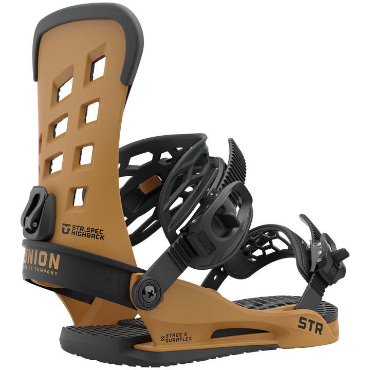 Union STR Snowboard Bindings 2022 Mustard