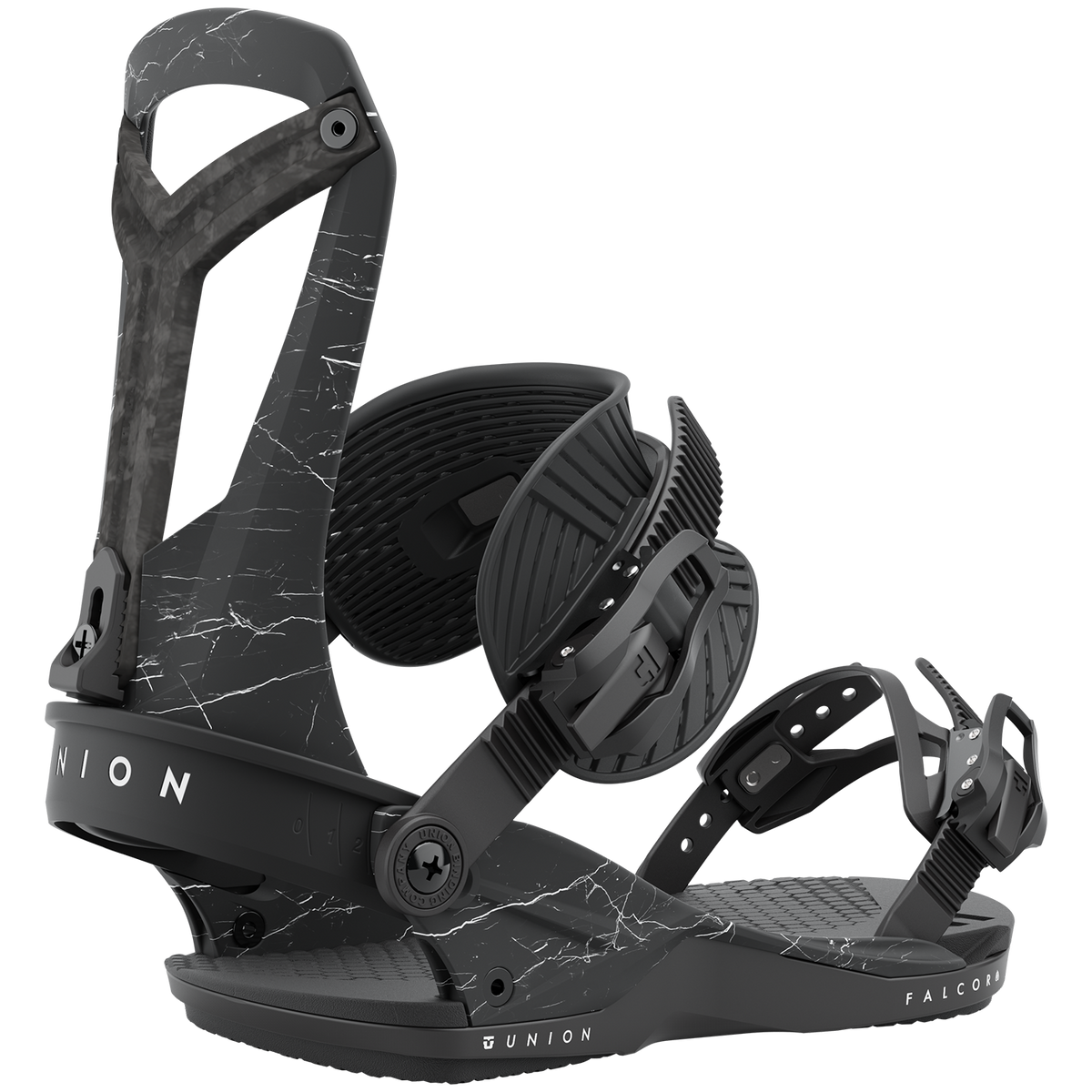Union Falcor Snowboard Bindings 2022 Black Marble
