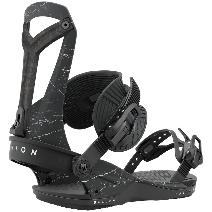 Union Falcor Snowboard Bindings 2022 Black Marble