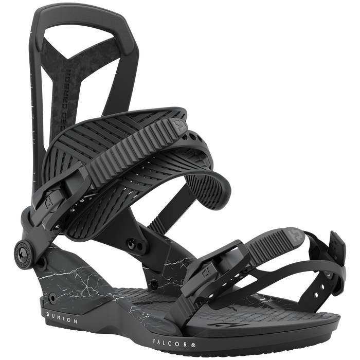 Union Falcor Snowboard Bindings 2022 Black Marble