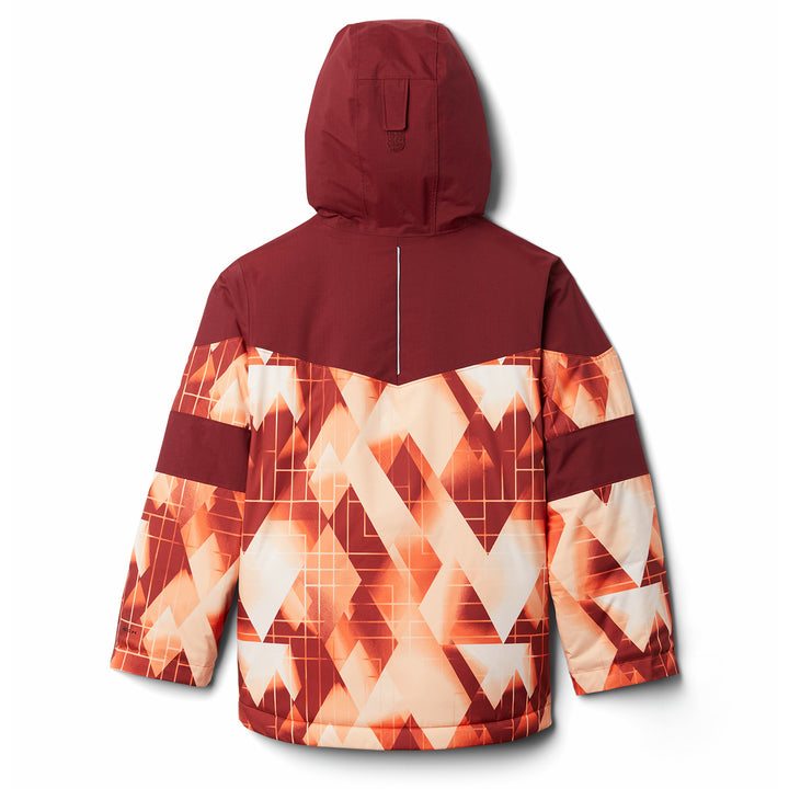 Columbia Mighty Mogul II Jacket - Boys' Tangy Orange Geo Mountain/Red Jasper