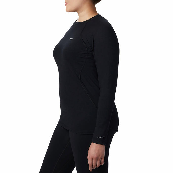 Columbia Midweight Stretch Long-Sleeve Plus Size Top - Women's Black