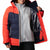 Columbia Wild Card Down Plus Size Jacket - Women's Dark Nocturnal, Bold Orange