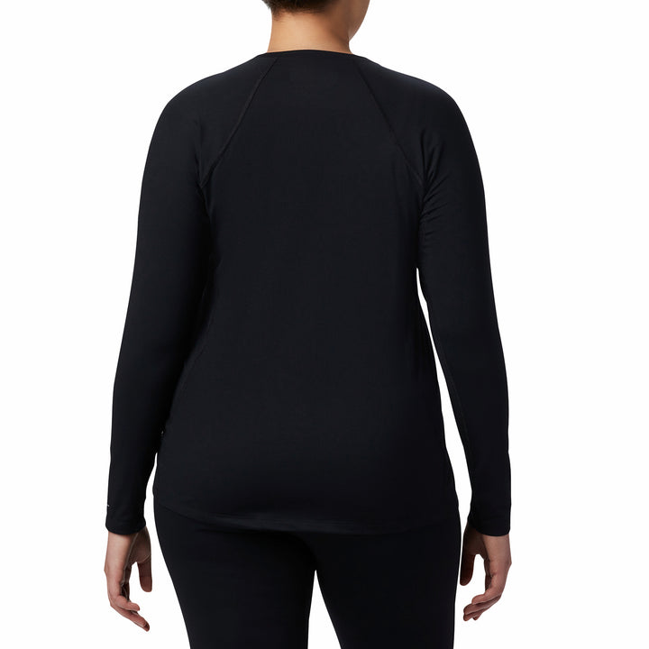 Columbia Midweight Stretch Long-Sleeve Plus Size Top - Women's Black