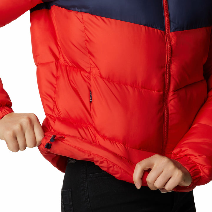 Columbia Puffect Jacket - Women's Bold Orange, Nocturnal, Chalk