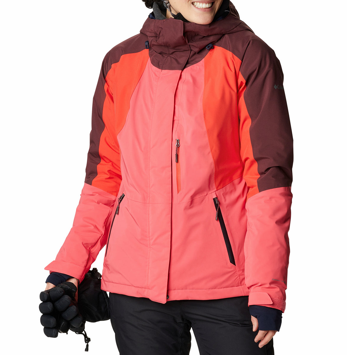 Columbia Glacier View Jacket - Women's Bright Geranium, Bold Orange, Malbec
