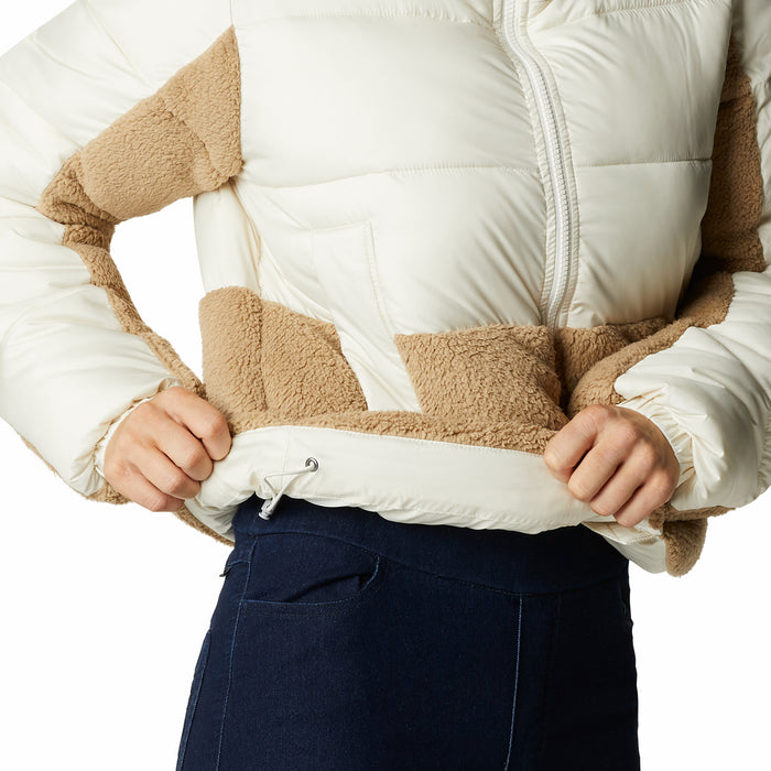 Columbia Leadbetter Point Sherpa Hybrid Jacket - Women's Chalk, Beach