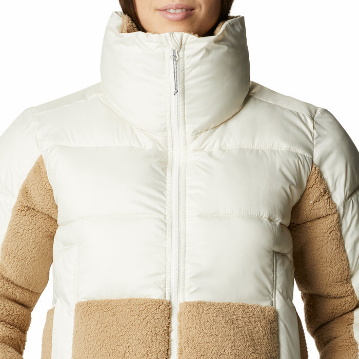 Columbia Leadbetter Point Sherpa Hybrid Jacket - Women's Chalk, Beach