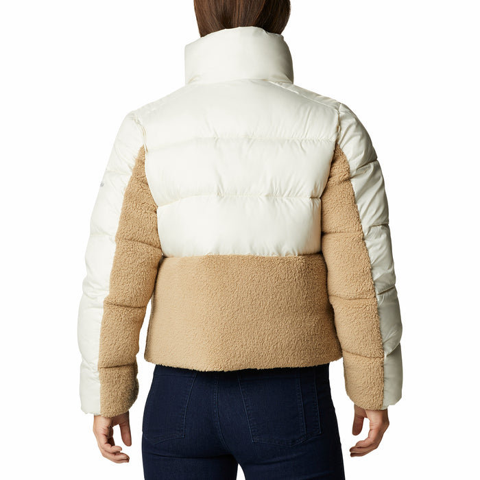 Columbia Leadbetter Point Sherpa Hybrid Jacket - Women's Chalk, Beach