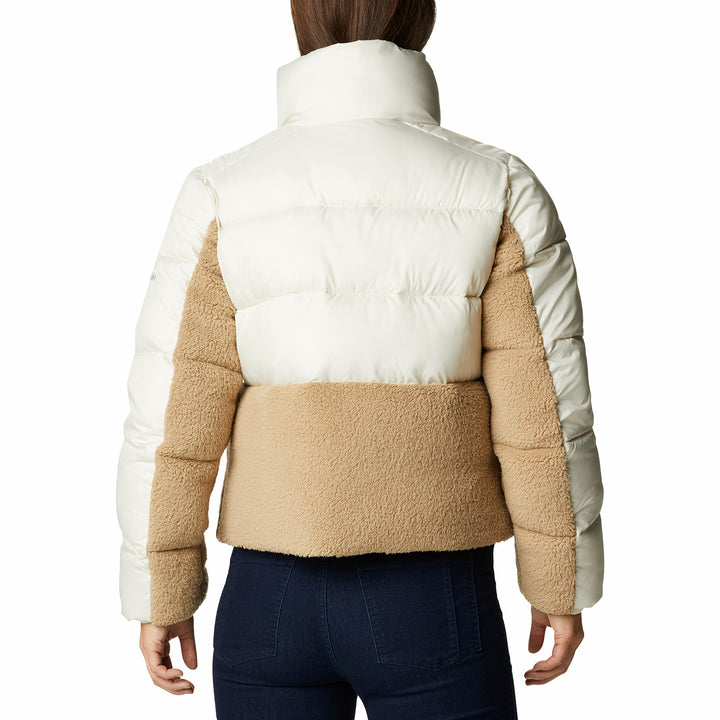 Columbia Leadbetter Point Sherpa Hybrid Jacket - Women's Chalk, Beach