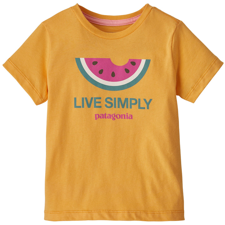 Patagonia Live Simply Organic T-Shirt - Toddlers' Live Simply Melon: Saffron