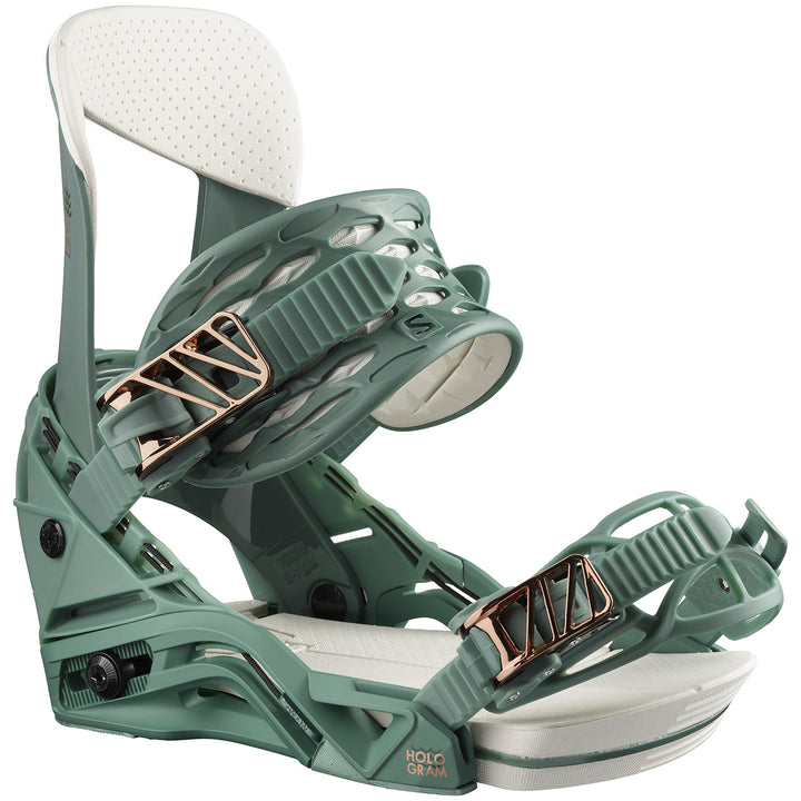 Salomon Hologram Snowboard Bindings - Women's 2022 Green/Cream
