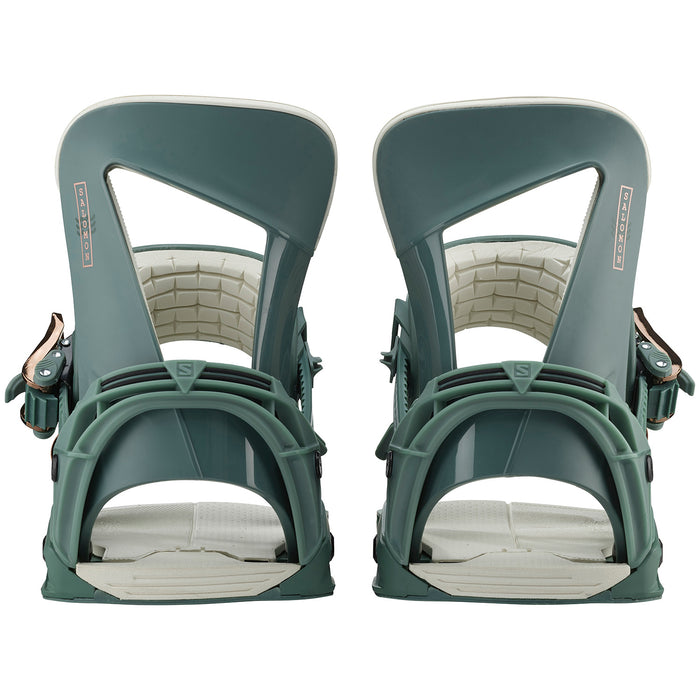 Salomon Hologram Snowboard Bindings - Women's 2022 Green/Cream