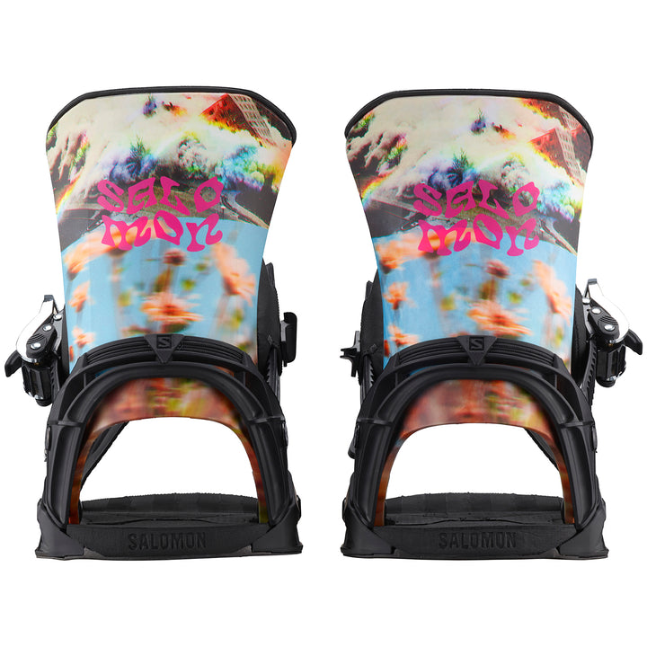Salomon District Snowboard Bindings 2022 Flower Power