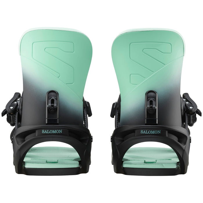 Salomon Vendetta Snowboard Bindings - Women's 2022 Black/Green