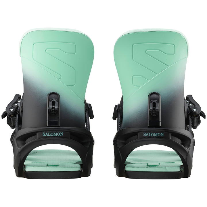 Salomon Vendetta Snowboard Bindings - Women's 2022 Black/Green