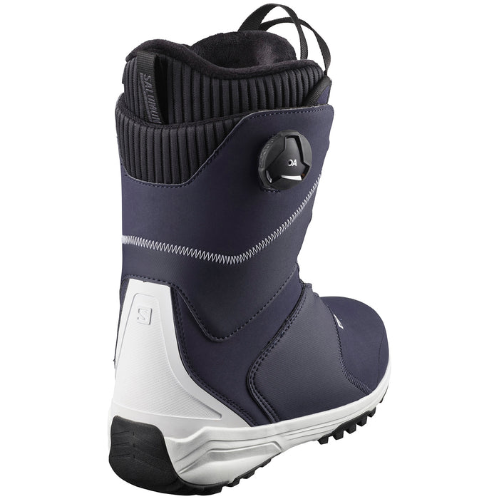 Salomon Kiana Dual Boa Snowboard Boots - Women's 2023 Evening Blue/Evening Blue/White