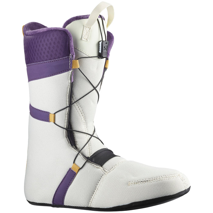 Salomon Launch Lace SJ Boa Snowboard Boots 2022 Vanilla Ice/Grape Juice/Rainy Day