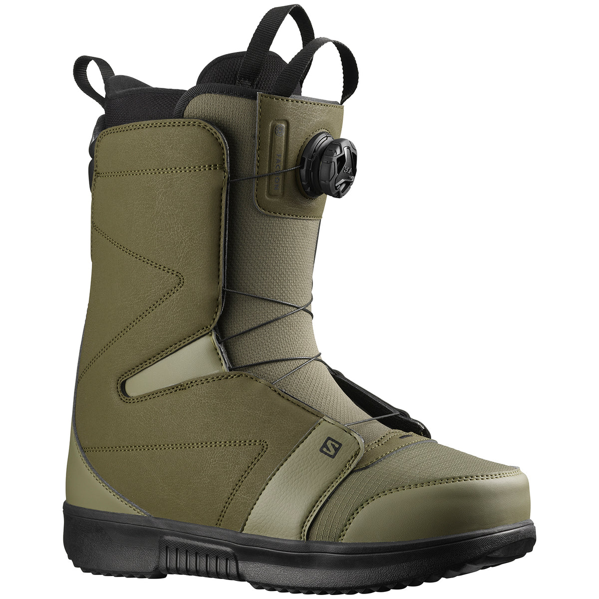Salomon Faction Boa Snowboard Boots 2023 Olive Night/Vetiver/Black