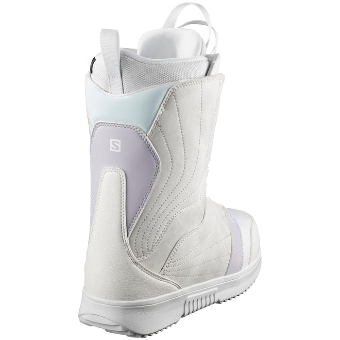 Salomon Pearl Boa Snowboard Boots - Women's 2022 White/Lunar Rock/Evening Hase