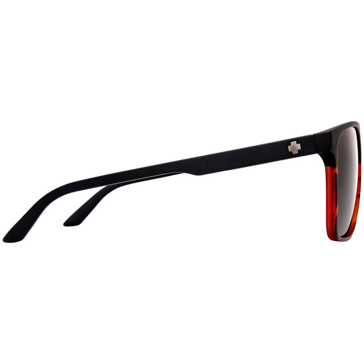 Spy Czar Sunglasses Matte Black/Tort Fade Happy Bronze Polar With Black Spectra Mirror