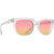 Spy Bewilder Sunglasses Translucent Light Gray/Bronze with Iridescent Spectra Mirror