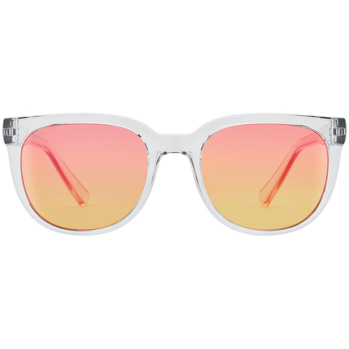 Spy Bewilder Sunglasses Translucent Light Gray/Bronze with Iridescent Spectra Mirror