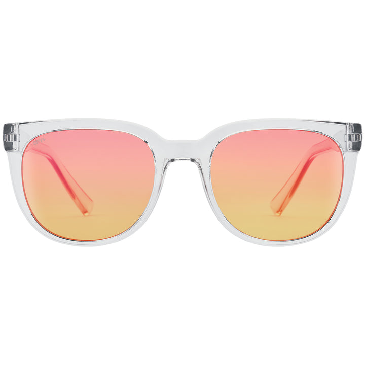 Spy Bewilder Sunglasses Translucent Light Gray/Bronze with Iridescent Spectra Mirror