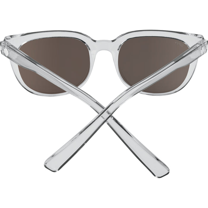 Spy Bewilder Sunglasses Translucent Light Gray/Bronze with Iridescent Spectra Mirror