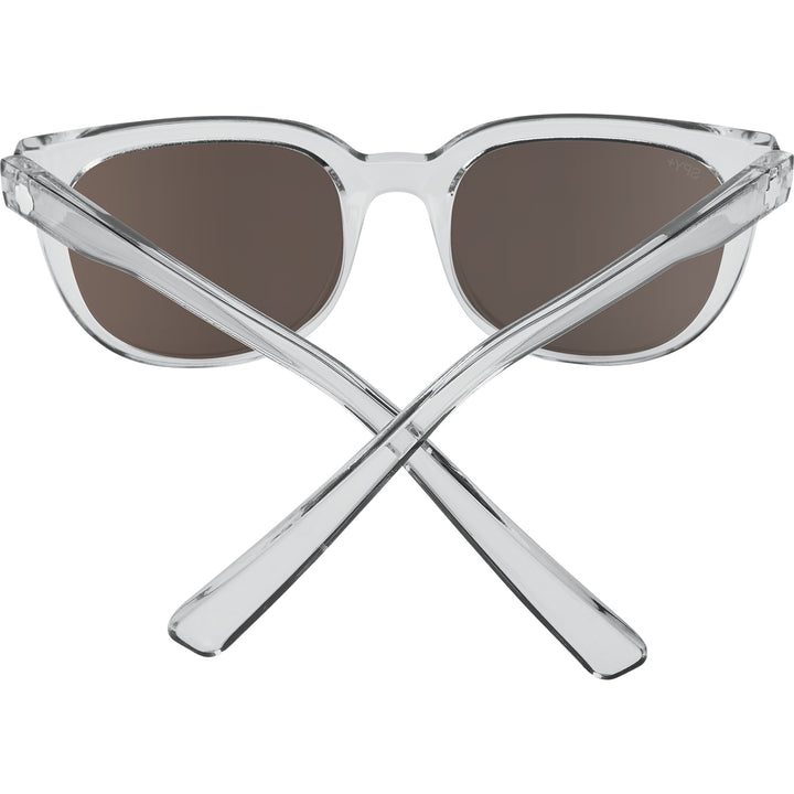 Spy Bewilder Sunglasses Translucent Light Gray/Bronze with Iridescent Spectra Mirror