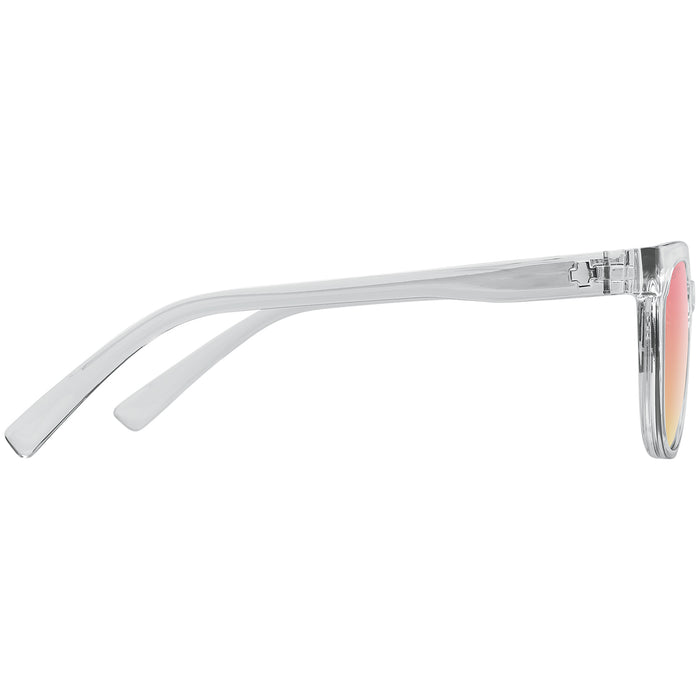 Spy Bewilder Sunglasses Translucent Light Gray/Bronze with Iridescent Spectra Mirror
