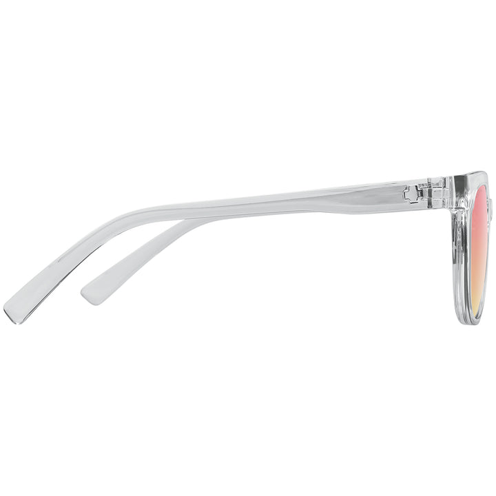 Spy Bewilder Sunglasses Translucent Light Gray/Bronze with Iridescent Spectra Mirror