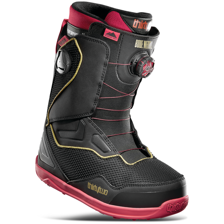 thirtytwo TM-Two Double Boa Wide Merrill Snowboard Boots 2022 Black/Red