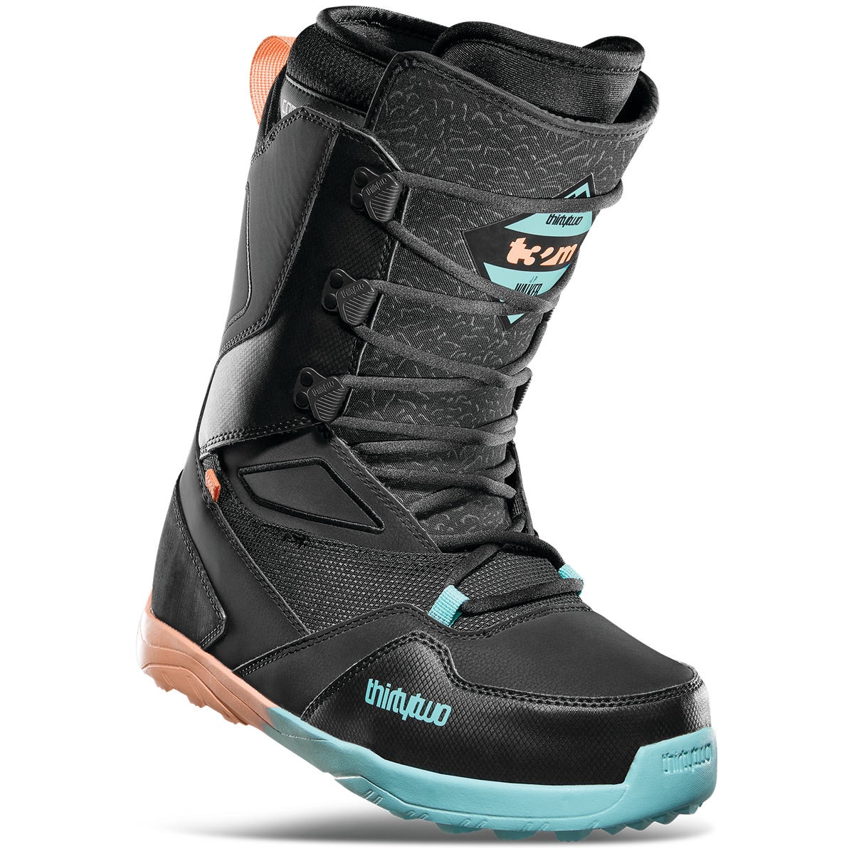 thirtytwo Light JP Snowboard Boots 2022 Black/Blue/Pink