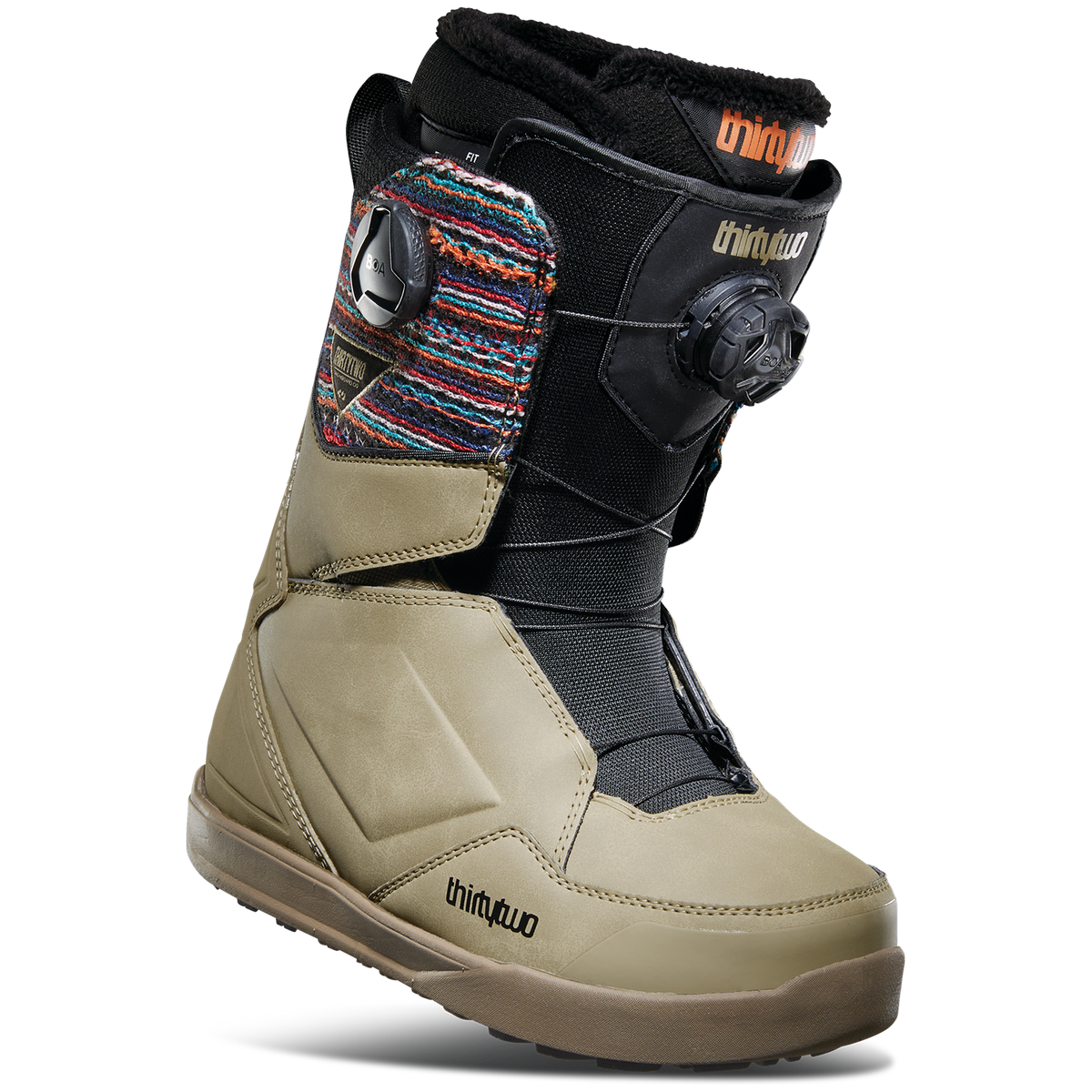 thirtytwo Lashed Double Boa Snowboard Boots - Women's 2022 Tan/Gum
